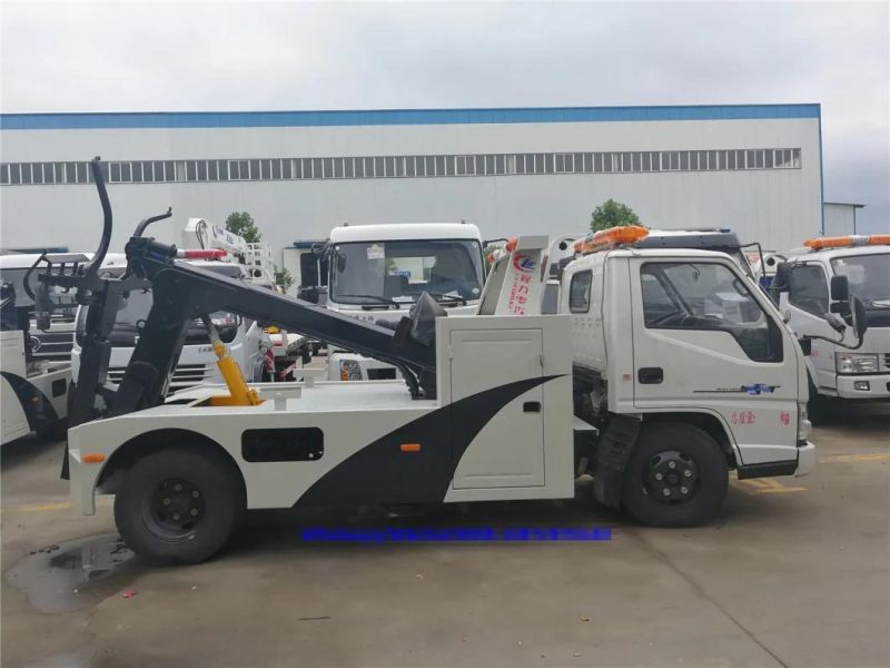 Jmc 4X2 Type 3mt Flatbed Wrecker Truck