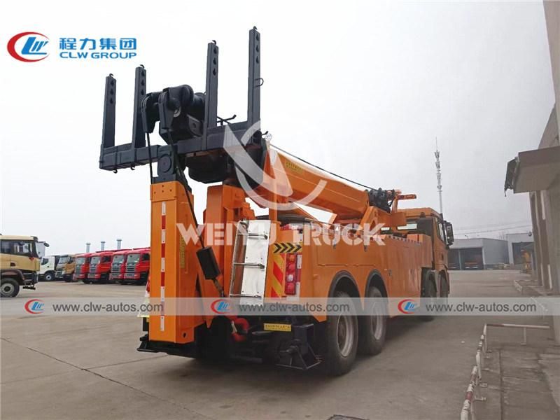 Shacman X3000 8X4 Heavy Duty 30tons 40tons 50tons 60tons Wrecker Towing Truck Wrecker Equipment Road Recovery Crane Towing Truck