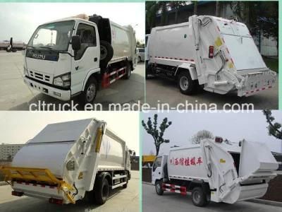 6cbm Japanese Brand Isuz U 4*2 Rear Loader Compactor Garbage Truck for Sale