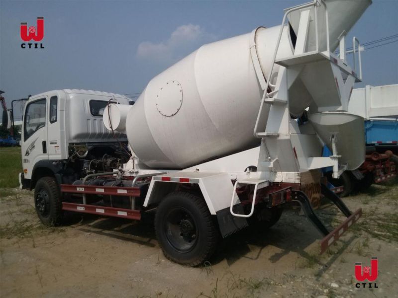 Sinotruk Light Duty Cement Mixer 3m3 Concrete Transport Truck