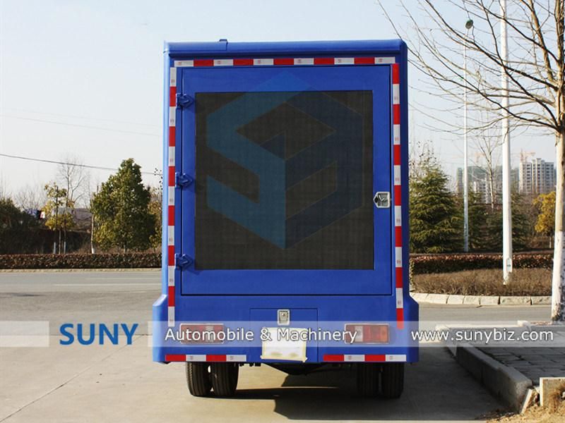 Cheap Price 4X2 6 Wheeler Foton Small Mobile LED Advertising Truck