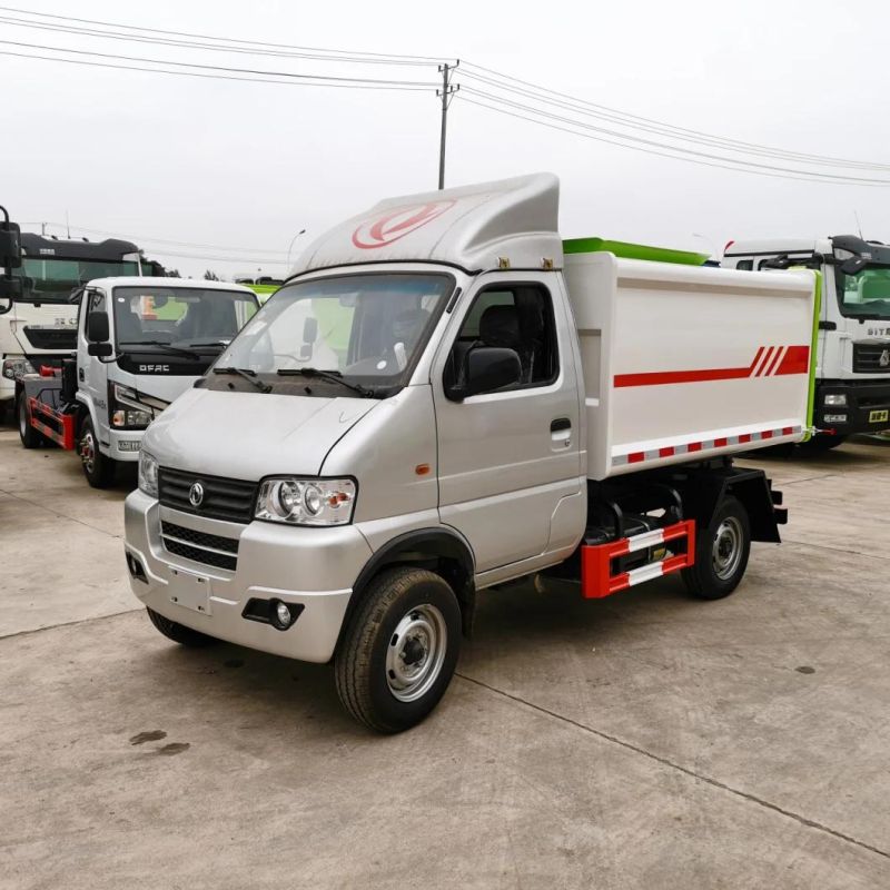 Dongfeng Side Loaders Garbage Truck Hydraulic Lifter Garbage Truck