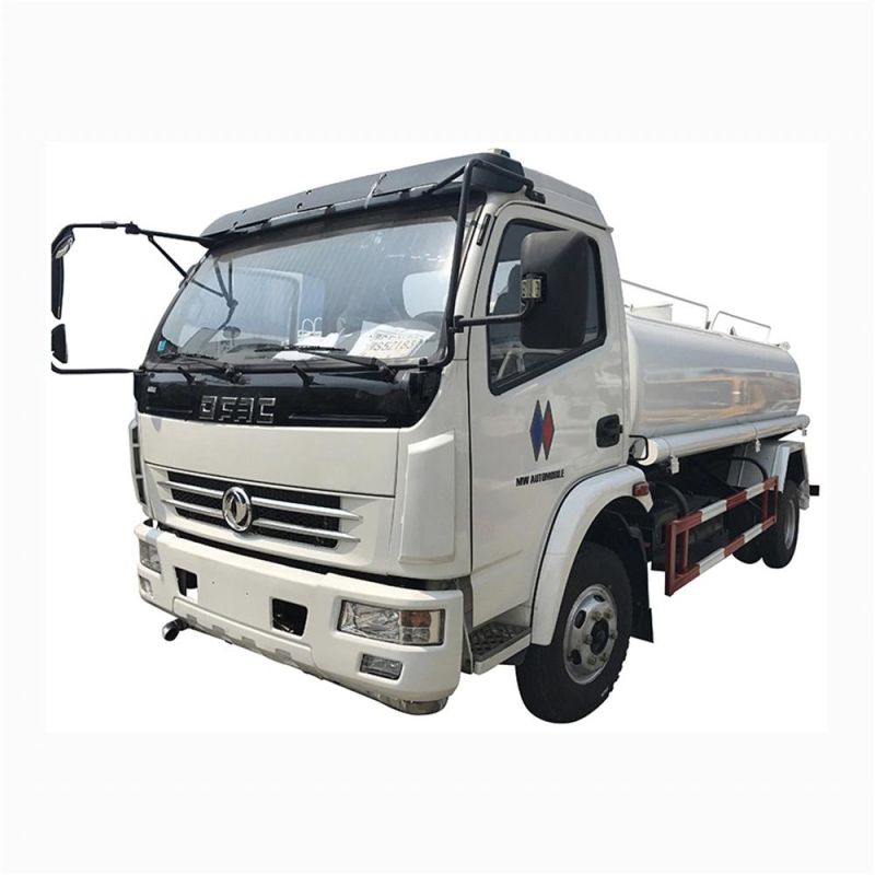 Dongfeng Dlk 7000liters Aluminum Stainless Steel Water Bowser Truck