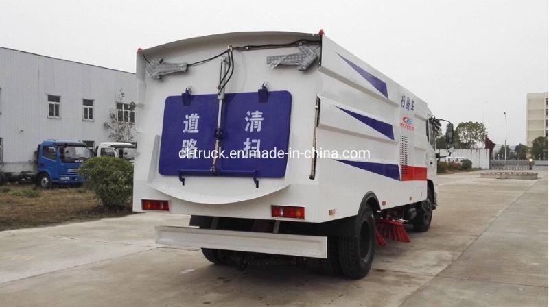 Dongfeng Tianjin Street Vacuum Sweeper Truck Cleaning
