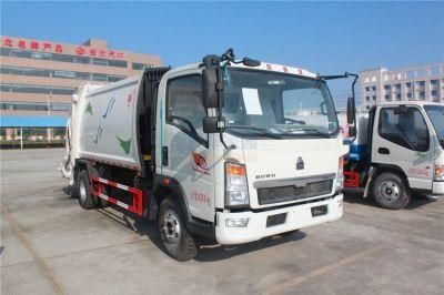 HOWO Garbage Compcator Truck with 8cbm Tank