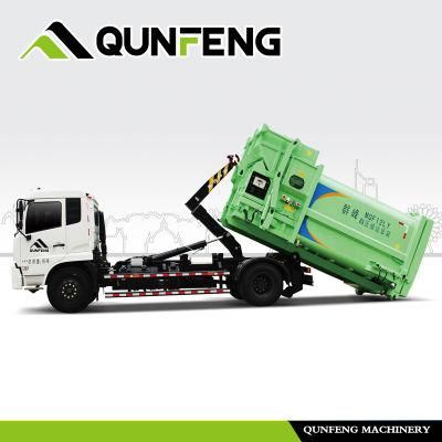 Mqf5160zxxd4 Garbage Truck with Detachable Carriage and Auxiliary Garbage Bin