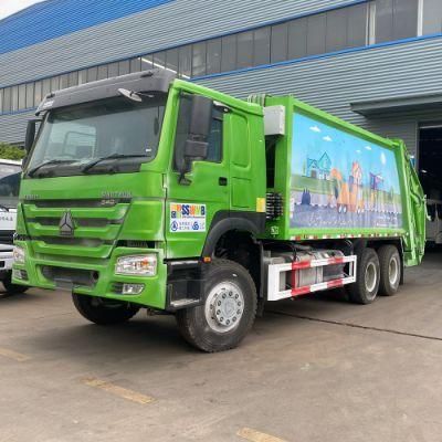 HOWO 6*4 18cbm Garbage Truck Compression Type