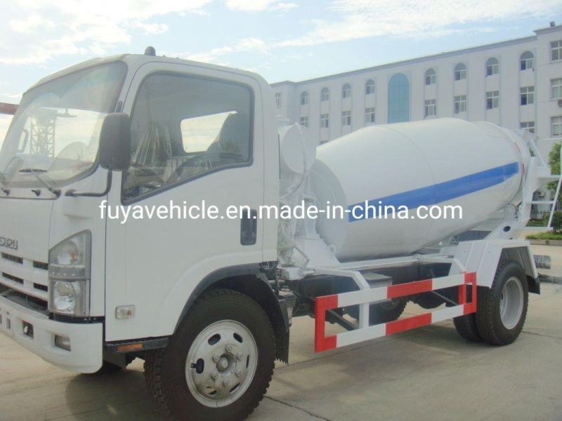 Japan Brand Isuz 4 Cubic Meters 6cbm Concrete Mixer Bowsers for Sale