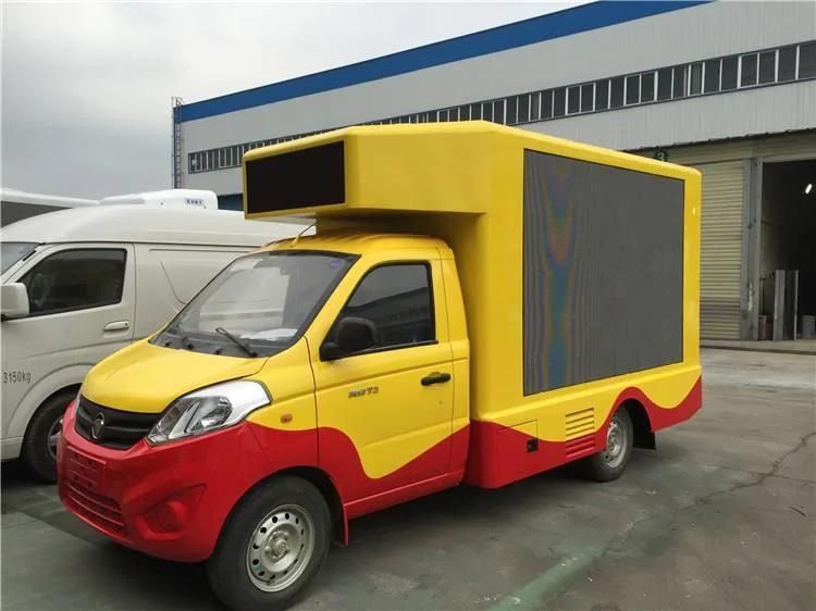 Isuzu 100p Small Outdoor Mobile LED Advertising Truck with Stage