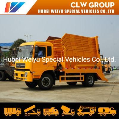 12cbm 6wheel Swing-Arm Type Garbage Truck Skip Loader Refuse Truck for Sale