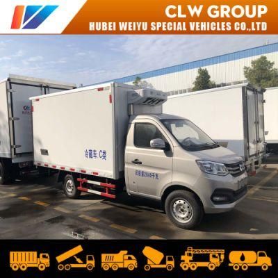 Small 3m Freezer Box 2 Ton Cargo Van 4*2 Refrigerated Truck