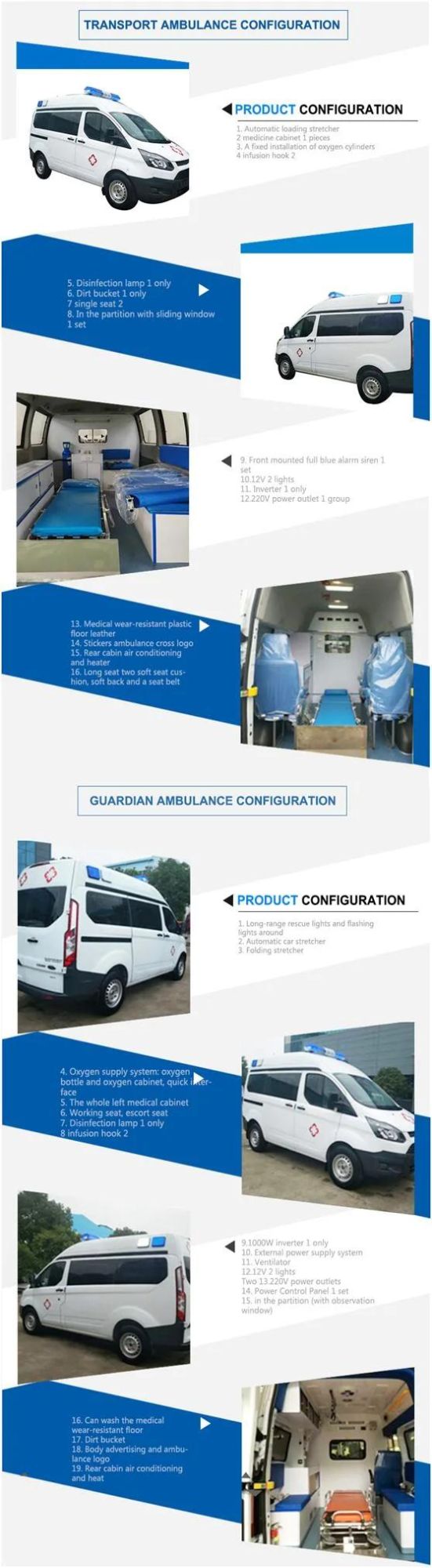 Iveco New Condition Hospital Medical Equipment Emergency Ambulance