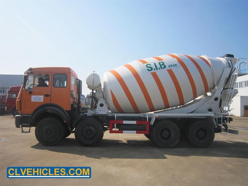 Beiben 14 Cbm Heavy Duty Concrete Mixer Cement Mixer Truck