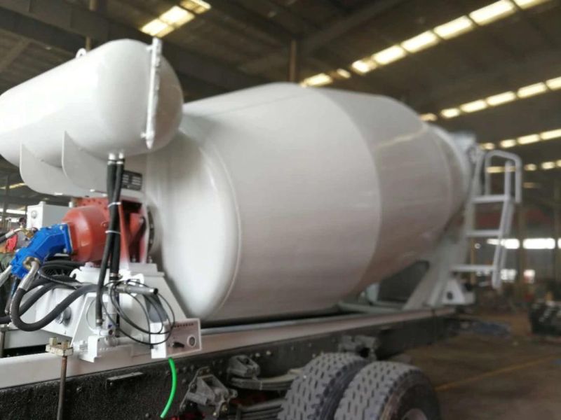 China Factory Sale Cheap Price 5.5cbm Hydraulic Concrete Mixer Tank Update Drum