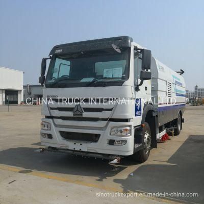 Sinotruk Heavy Duty Trucks Road High Pressure Water Cleaning Street/Road Sweeper