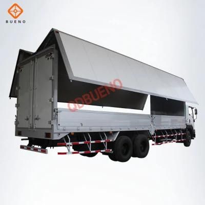 China Bueno Brand Exporting Type Wing Opening Van Truck Body for Fuso Mitsubishi Nissan Volvo Truck