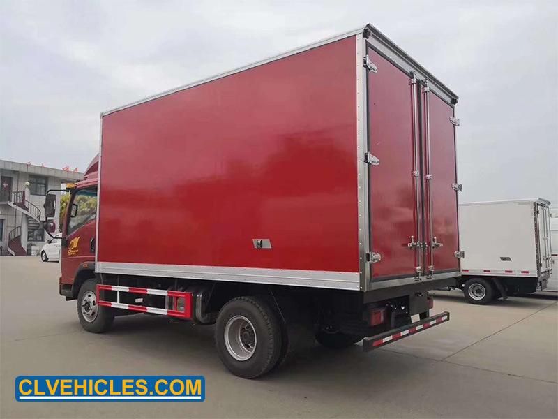 HOWO 5ton Small Thermo King Freezing Delivery Refrigerator Truck