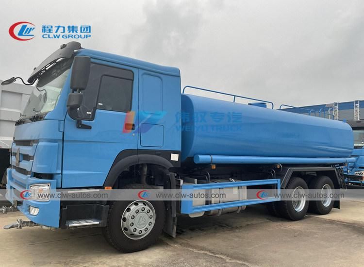 Sinotruk HOWO 6X4 10 Wheels Watering Tanker Lorry 20tons Water Spraying Sprinkler Tank Truck