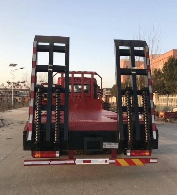 Dongfeng 6X4 12tons Flat-Bed Truck Low-Bed Tow Truck