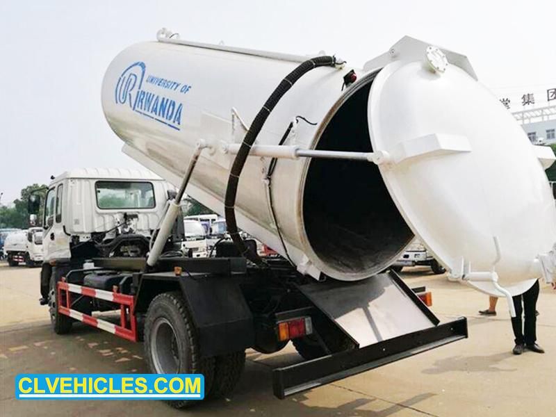 Isuzu 10cbm 6wheeler Medium Volume Drain Cleaning Truck