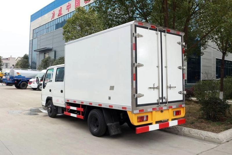 Japanese Brand Isuzu 4X2 Diesel Engine Refrigerated Teuck Optional Refrigerated Temperature 4m Length Length Van Cooling Box Truck