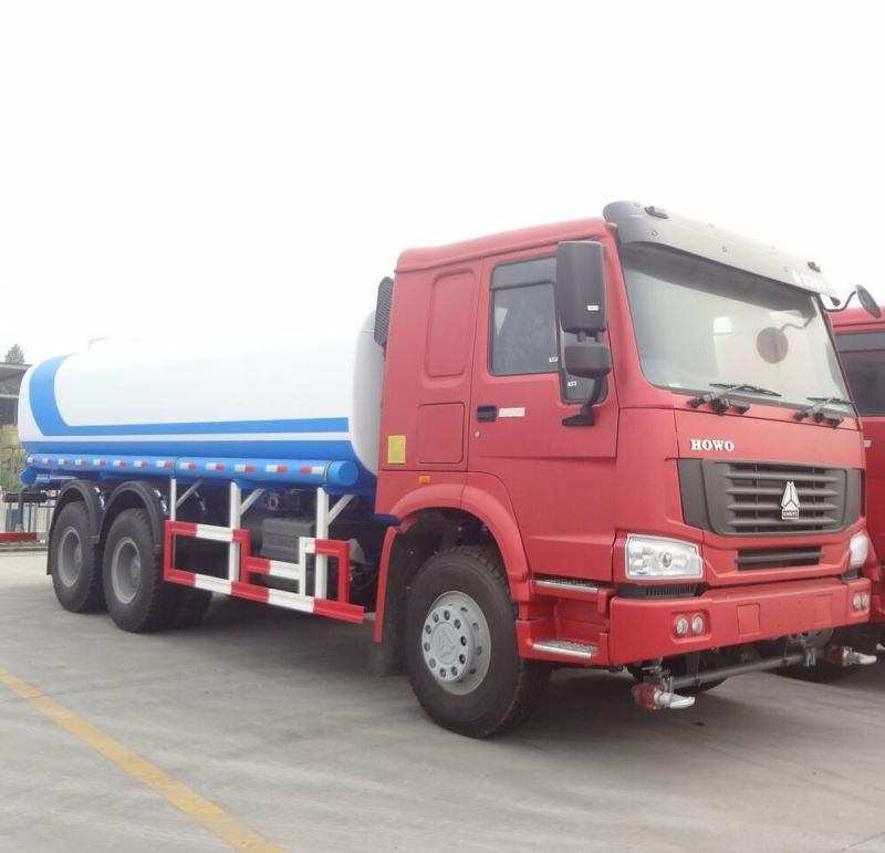 China Brand Sinotruk 20000 Liters 6X4 5000 Gallon Tank Truck Water Tanker Truck for Sale