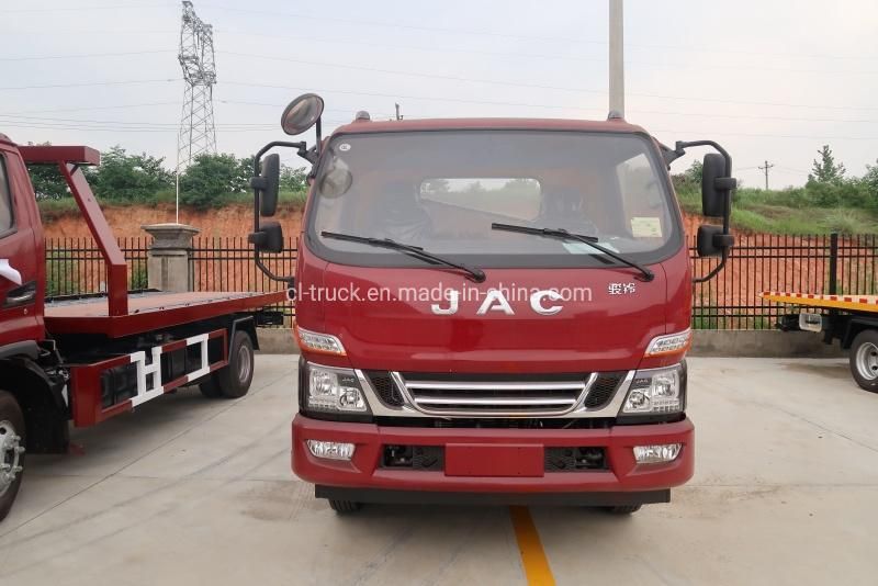 JAC 4X2 Right Hand Drive Left Hand Drive 4tons Flat Bed Wrecker Tow Trucks