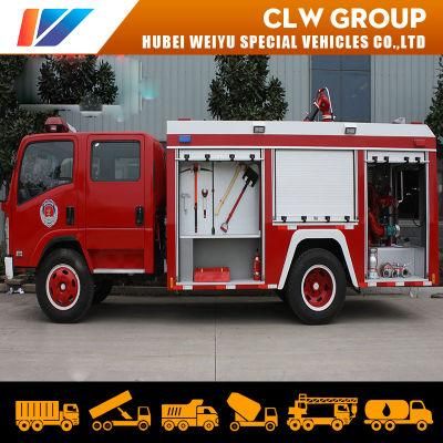Isuzu 700p 5ton Water Fire Truck Engine 5000L Emergency Rescue Fire Fighting Truck