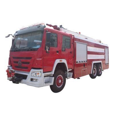 Good Quality Sinotruk HOWO 6X4 Water Foam High Spraying Fire Truck 15000liters