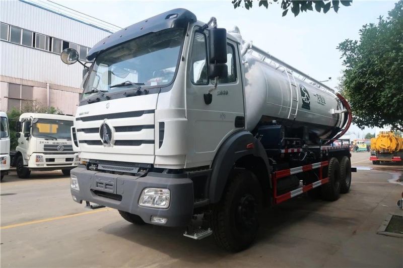 Beiben North Benz 8cbm to 12cbm Cubic Meter Vacuum Sewage Suction Truck Septic Tanker Truck Based on Mercedes Benz Technology