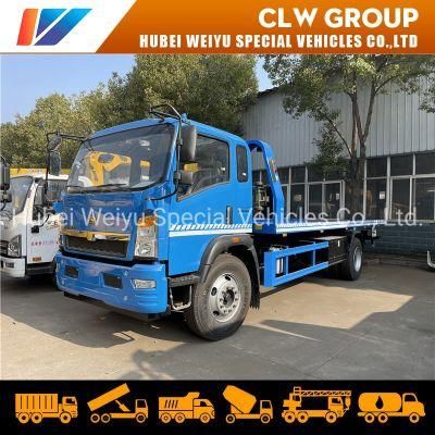 HOWO 3tons 5tons Customized Platform Wrecker Flatbed Towing Trucks Wrecker Rescue Truck Road Recovery Truck