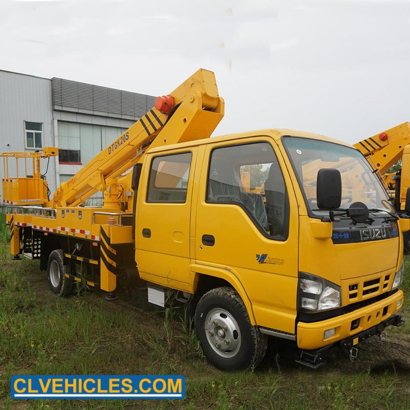 Isuzu 120HP 18m Isolated Basket Crane High Altitude Working Truck