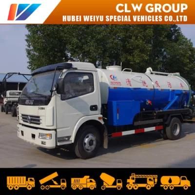 High Pressure Combined Suction and Jetting Sewage Cleaner 8m3 Vacuum Sewer Cleaning Truck