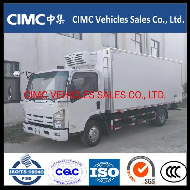 China Isuzu Kv600 Npr Transport FRP Refrigerated Truck Body 5ton 17FT
