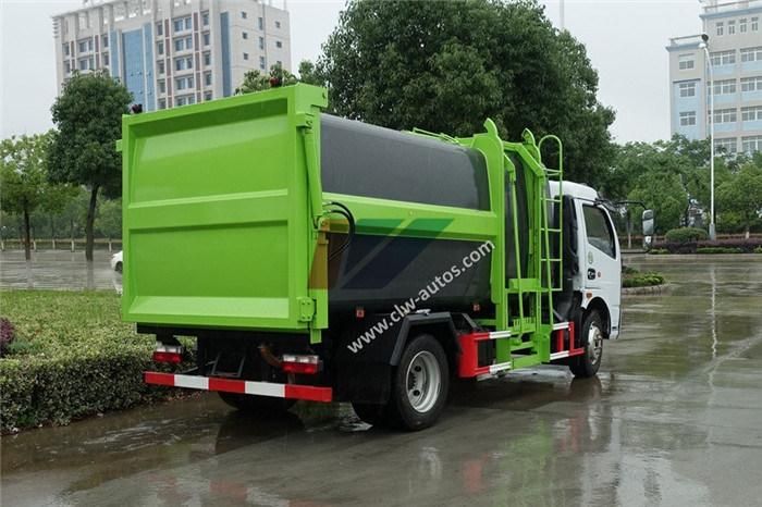 Dongfeng 6cbm/7cbm/8cbm Hydraulic Loading Waste Truck Side Loader Garbage Truck