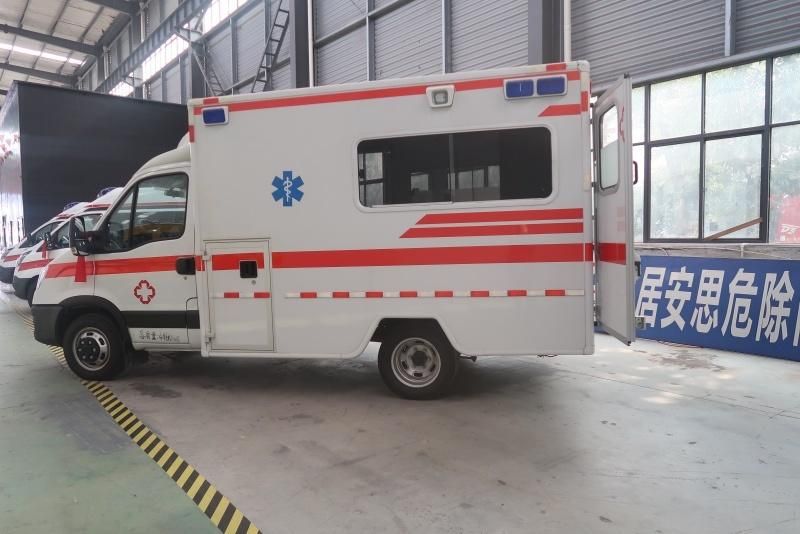 I Veco Ford Transit ICU Negative Pressure Isolation Ambulance for Infectious Disease Patient Transport and Isolation