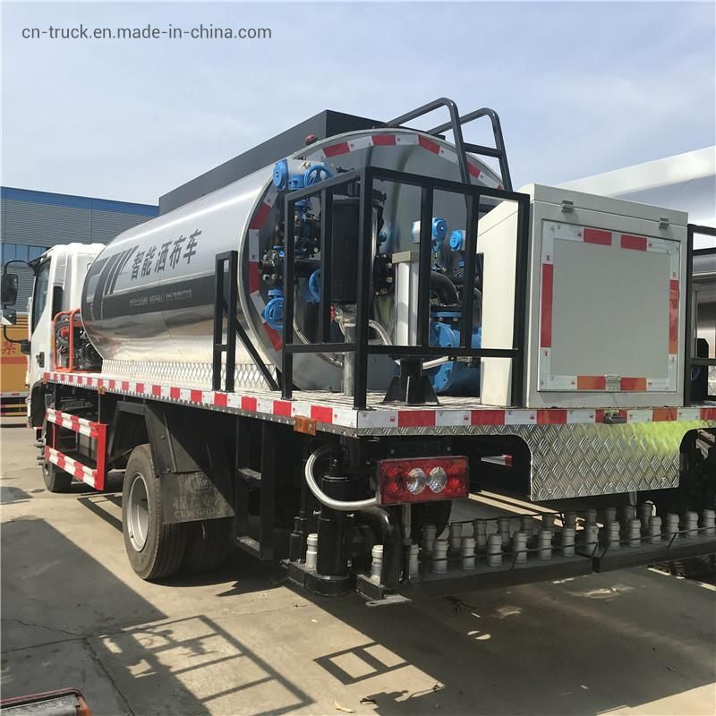 Japanese Tech 8000L 10000L Asphalt Transport Truck Liquid Heated Bitumen Tank Truck