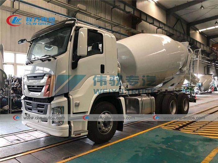 Isuzu 6X4 Concrete Mixer Truck 10m3 10cbm Cement Delivery Tank Mixer Trucks