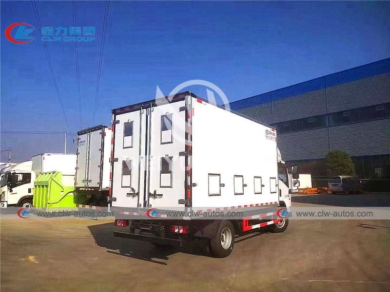 Dongfeng 4X2 Type 3tons Small Refrigerated Delivery Truck for Livestock and Poultry with Thermo King Unit