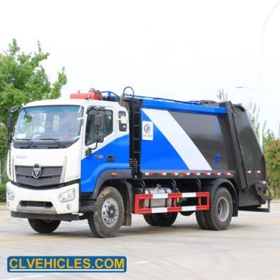 Foton 4X2 12m3 Garbage Compactor Trcuk Waste Refuse Compactor Truck