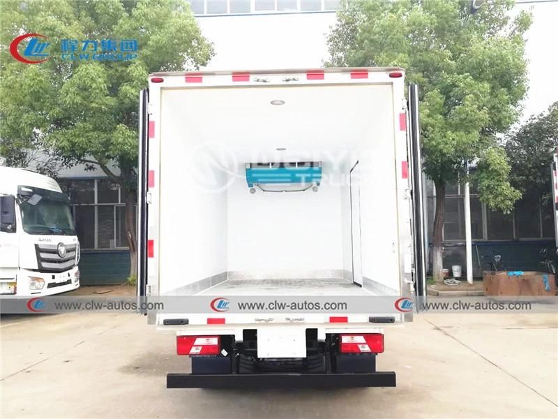 3tons 5tons Jmc 4X2 Refrigerated Van Truck Refrigerator Freezer Truck for Carbonated Drinks with Thermo King