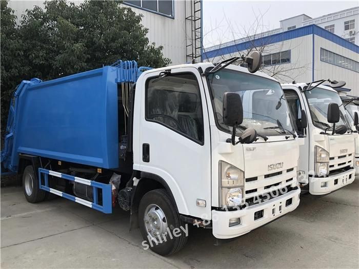 Isuzu 6cbm 8 Cubic Meters Waste Collection Recycling Service Truck 6tons Waste Disposal Truck for Nigeria
