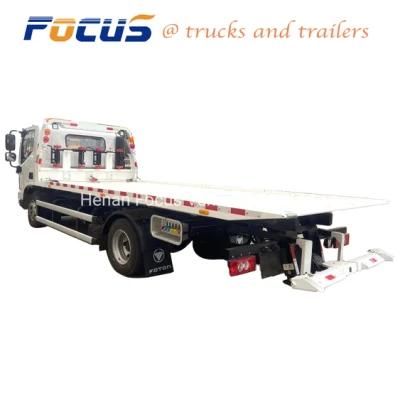3.5t 5t 6t Foton Tilt Tray Flatbed/Platform Car Carrier/Rescue/Wrecker/Towing/Tow Truck