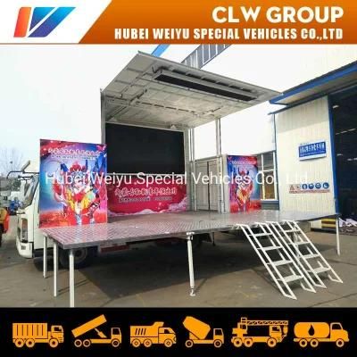 China Stage Truck with Outdoor Indoor LED Screen 4X2 Mobile Advertising Truck P6 P4 P5 LED Truck