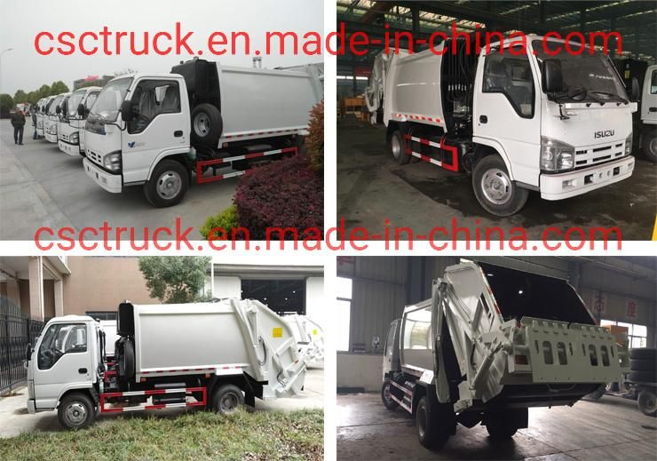 Japanese 4X2 8m3 10cbm Compactor Garbage Truck for Africa
