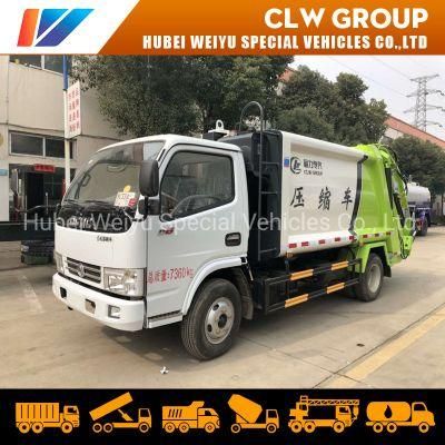 Dongfeng 4X2 6wheels 5cbm Compressed Garbage Truck