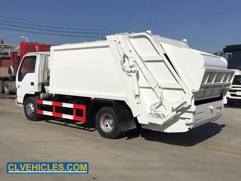 8cbm Waste Collector Compressed Refuse Garbage Truck