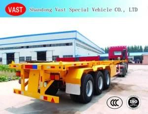 40FT Heavy Duty 3 Axles Flatbed Semi Trailer