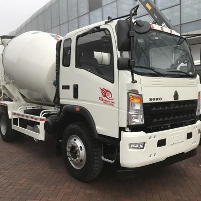 Sinotruk HOWO 4X2 180HP 4cbm Concrete Mixer Truck Zz5167gjbg381CD1