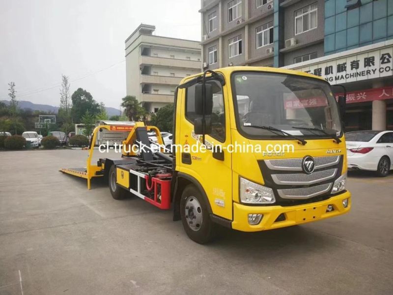 Foton Aumark Truck Tow Truck 8 Ton Type Towing Two Platform Wrecker